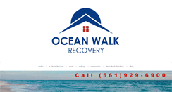 Desktop Screenshot of oceanwalkrecovery.com